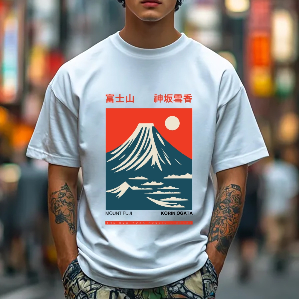 Mount Fuji Japanese Style Classic Tee