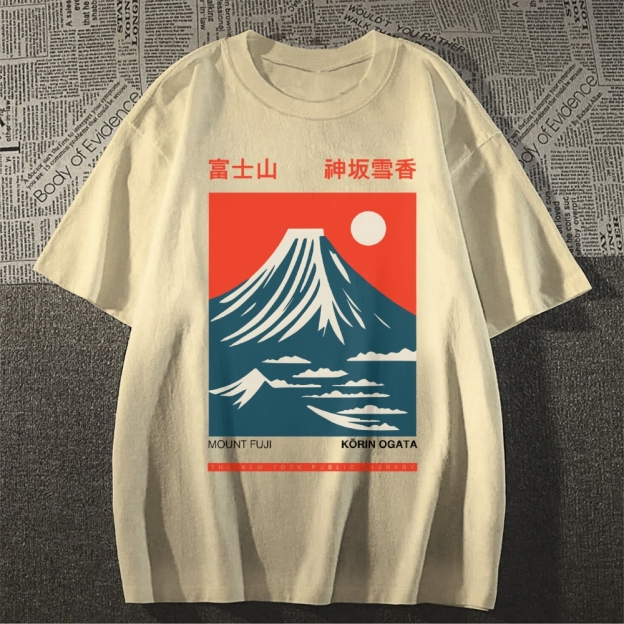 Mount Fuji Japanese Style Classic Tee