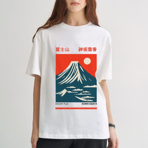 Mount Fuji Japanese Style Classic Tee