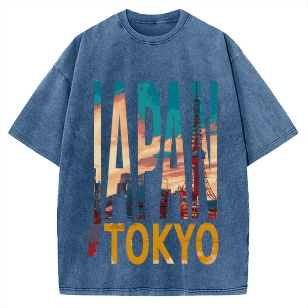 TOKYO JAPAN Vintage Washed T-shirt