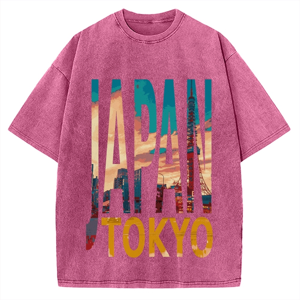 TOKYO JAPAN Vintage Washed T-shirt