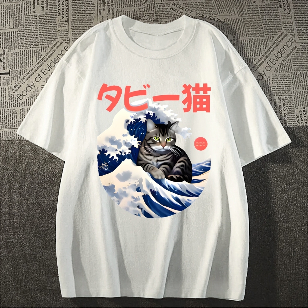 Cat Japanese Style Classic Tee