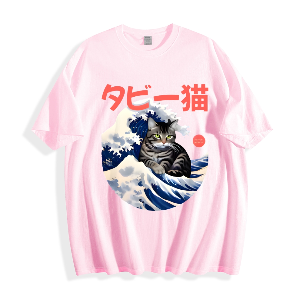 Cat Japanese Style Classic Tee