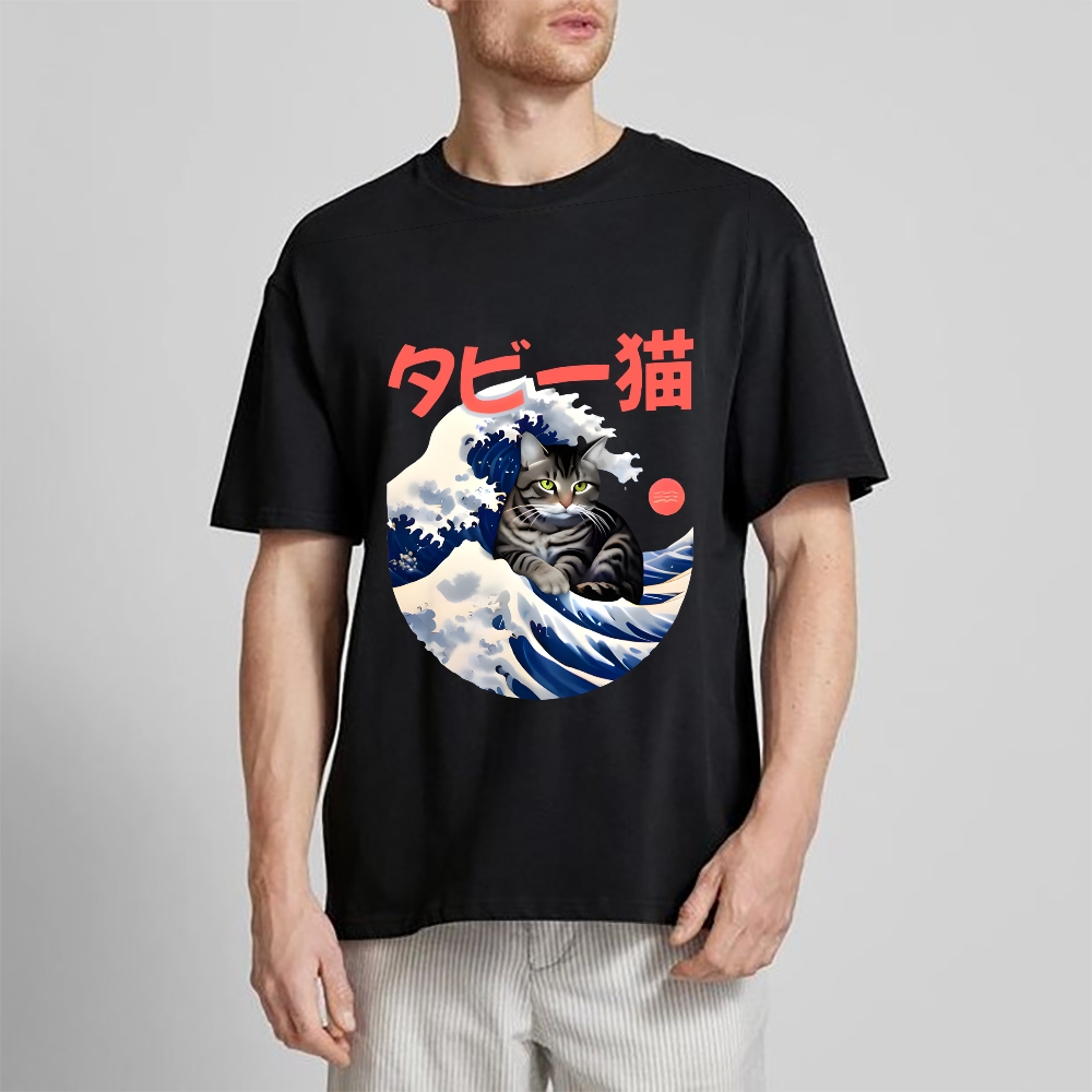 Cat Japanese Style Classic Tee