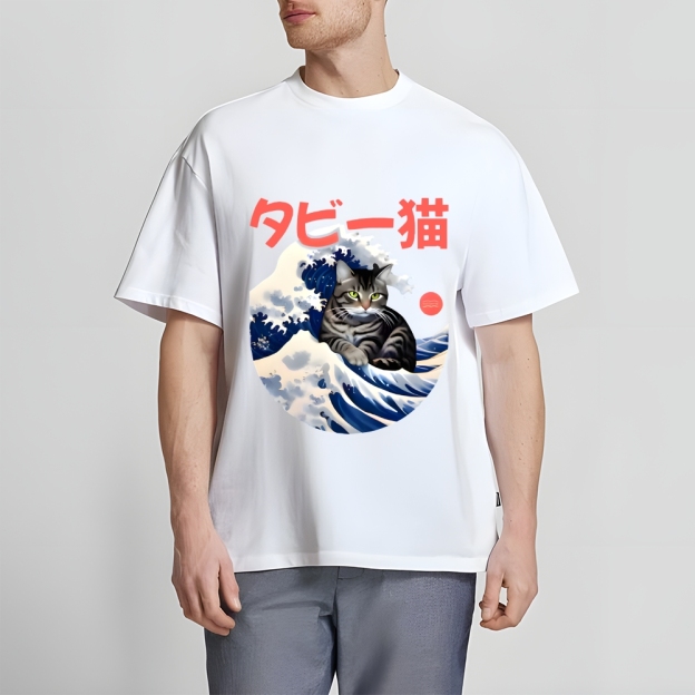 Cat Japanese Style Classic Tee