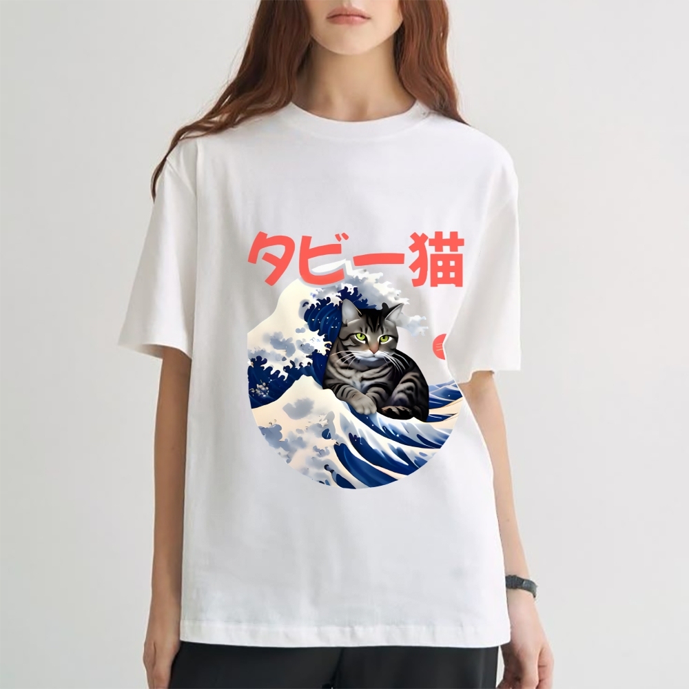 Cat Japanese Style Classic Tee