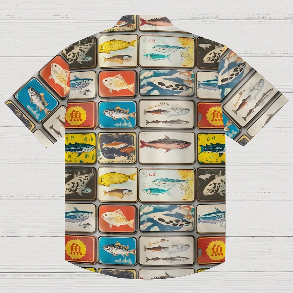 Vintage Fish Collection Aloha Hawaiian Shirt