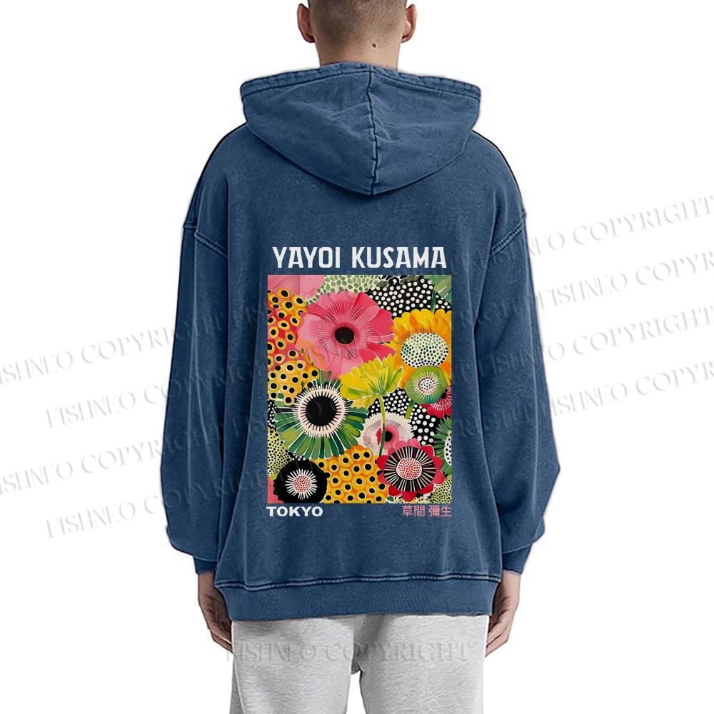 Flowers Yayoi Kusama hoodies