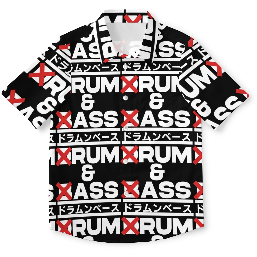 Drum And Bass Button-up Shirt