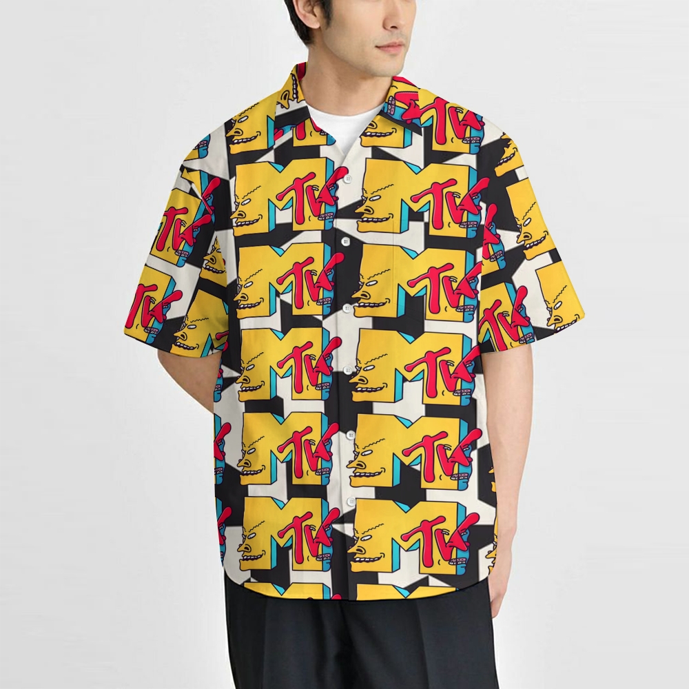 Music Television Button-up Shirt