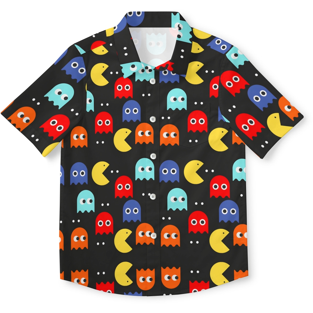 Retro Classic Games Button-up Shirt