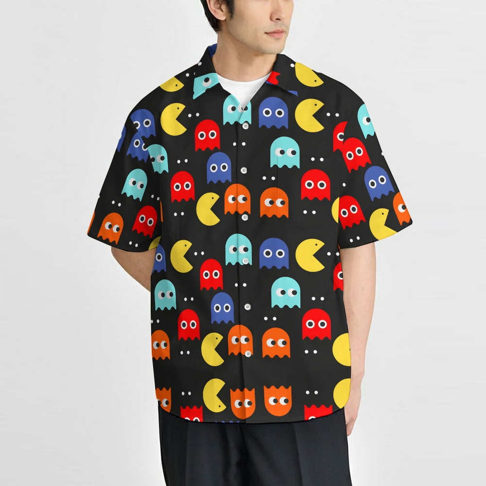 Retro Classic Games Button-up Shirt