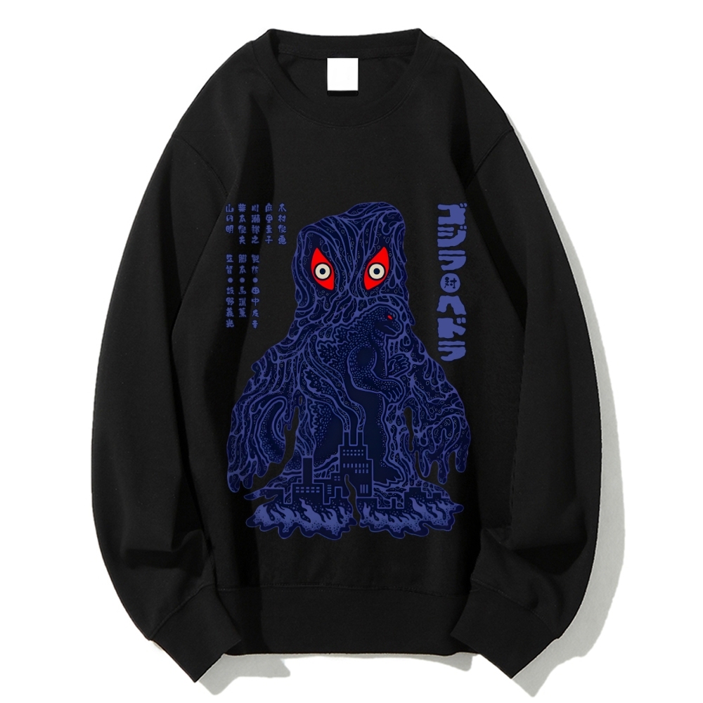 Japanese Monster Cotton Sweatshirt