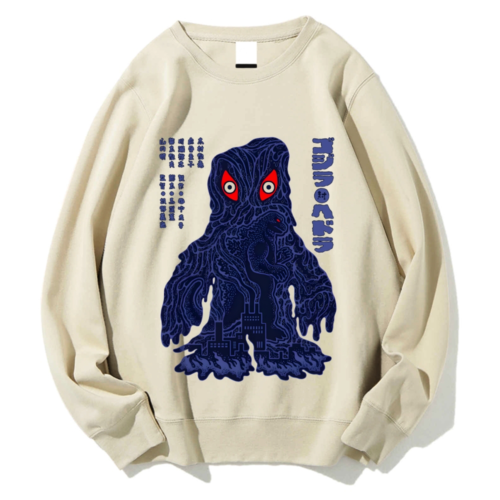 Japanese Monster Cotton Sweatshirt