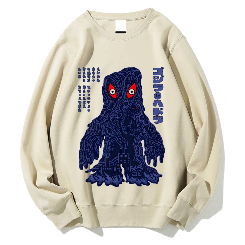 Japanese Monster Cotton Sweatshirt