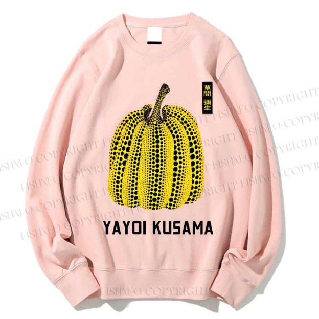 Unisex Yayoi Kusama Vintage Japanese Printed Sweatshirt