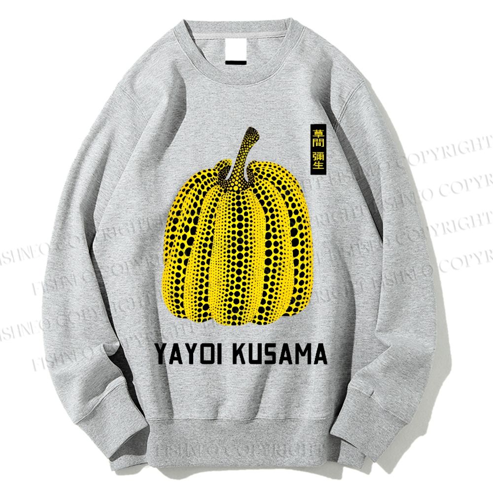 Unisex Yayoi Kusama Vintage Japanese Printed Sweatshirt