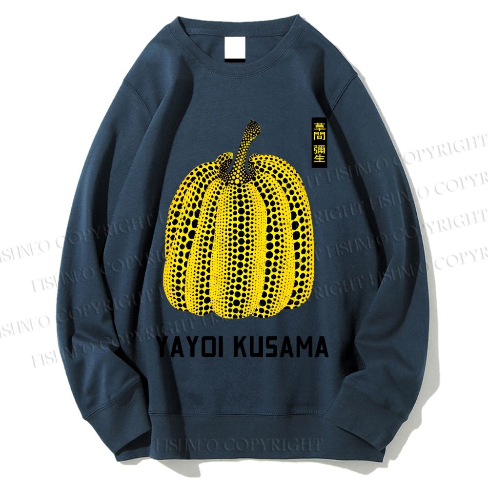 Unisex Yayoi Kusama Vintage Japanese Printed Sweatshirt