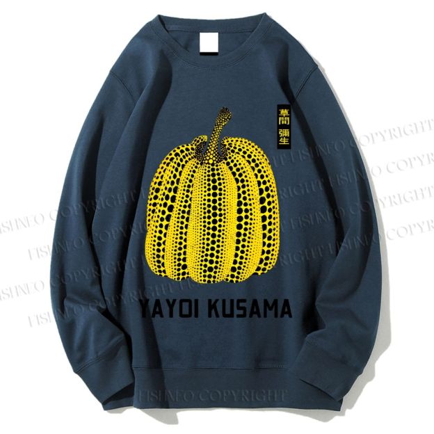 Unisex Yayoi Kusama Vintage Japanese Printed Sweatshirt
