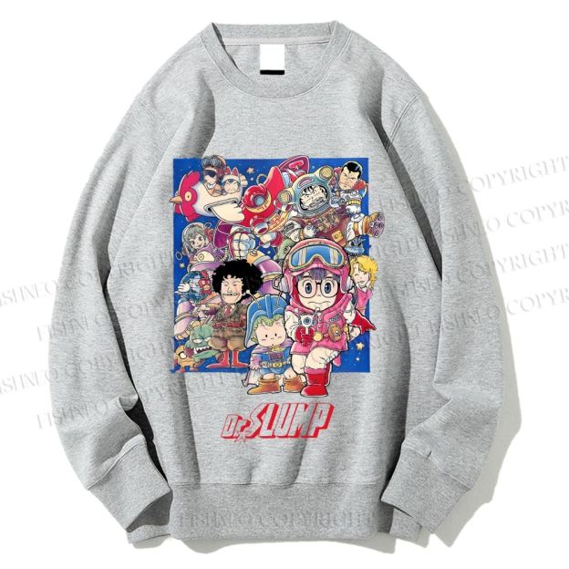 Unisex Japanese Arale Norimaki Anime Printed Sweatshirt