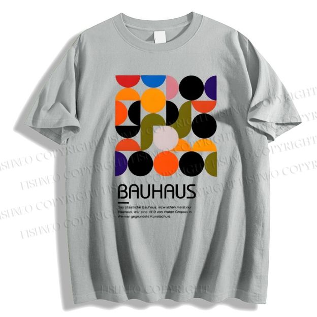 Unisex Classic Cotton Vintage Bauhaus Design T-shirt