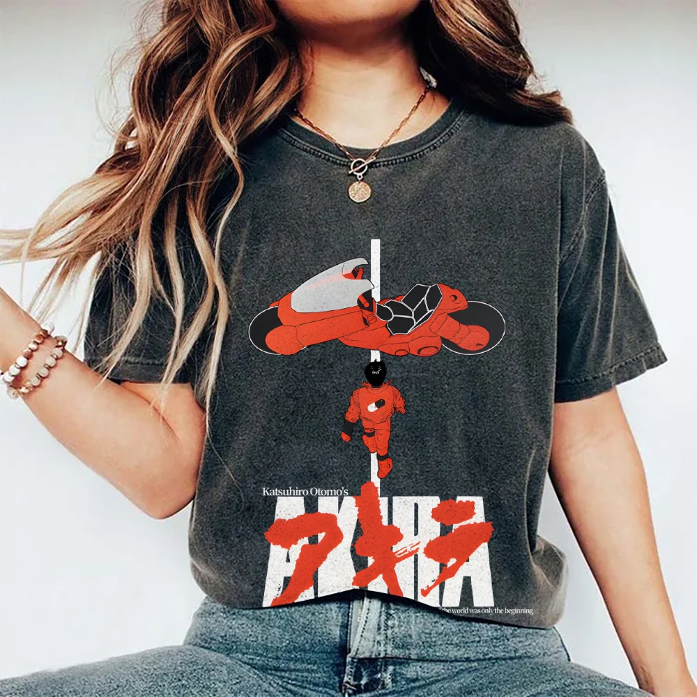 Akira Vintage Wash Japanese Design T-Shirt