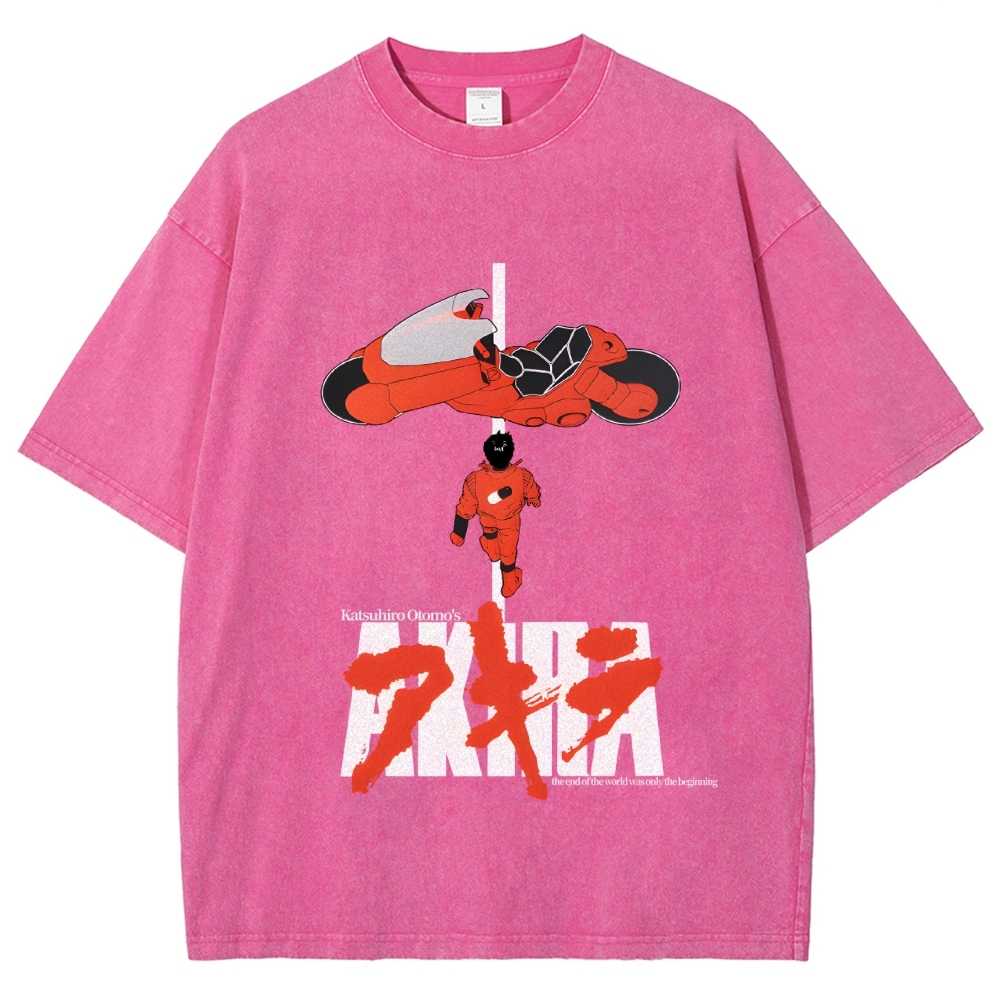 Akira Vintage Wash Japanese Design T-Shirt