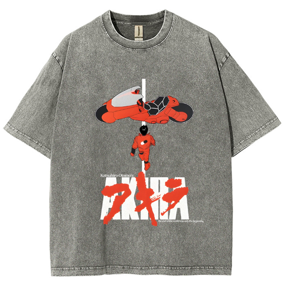 Akira Vintage Wash Japanese Design T-Shirt