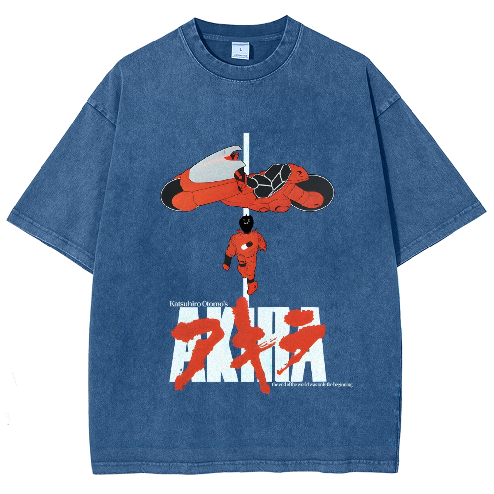 Akira Vintage Wash Japanese Design T-Shirt