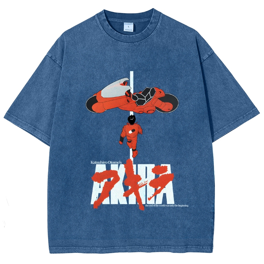 Akira Vintage Wash Japanese Design T-Shirt