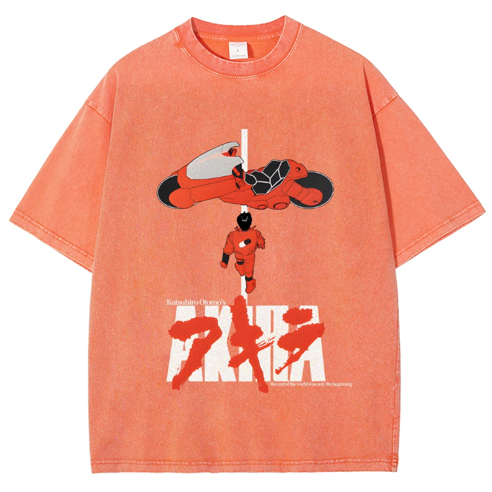 Akira Vintage Wash Japanese Design T-Shirt