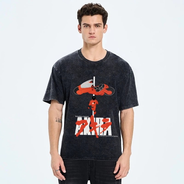 Akira Vintage Wash Japanese Design T-Shirt
