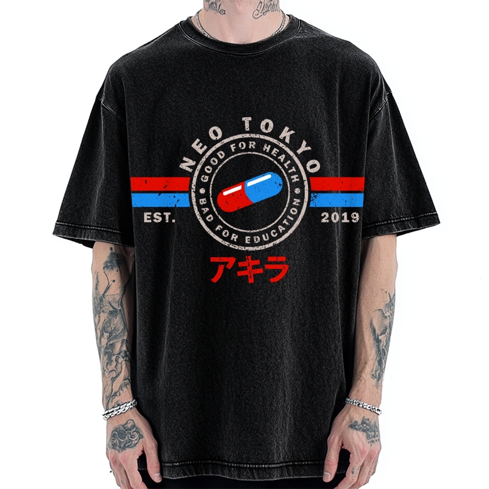The Capsules Akira Neo Tokyo 2019 Vintage Washed T-shirt