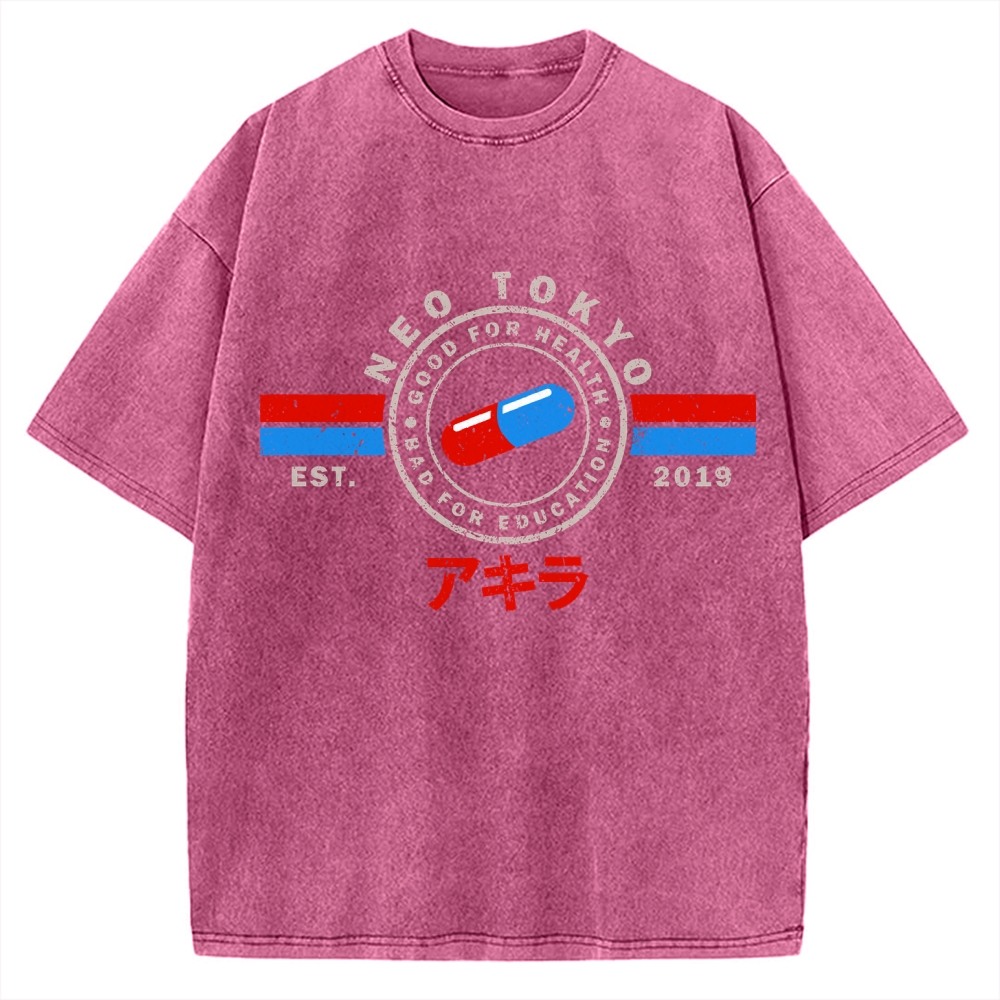 The Capsules Akira Neo Tokyo 2019 Vintage Washed T-shirt