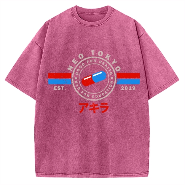 The Capsules Akira Neo Tokyo 2019 Vintage Washed T-shirt