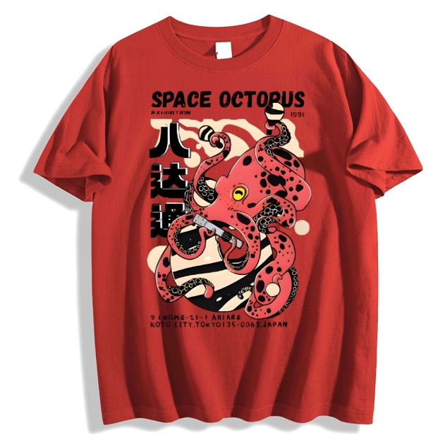 Space Octopus Japanese Style Classic Tee