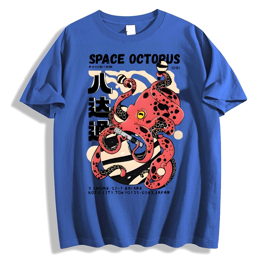 Space Octopus Japanese Style Classic Tee