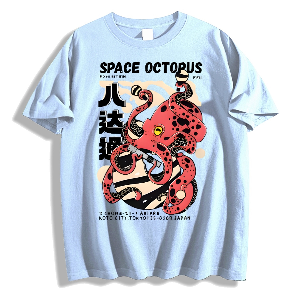 Space Octopus Japanese Style Classic Tee