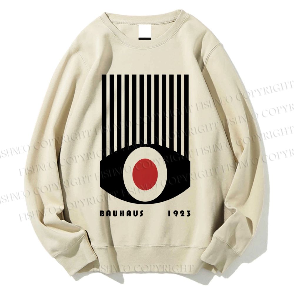 Unisex Artistic Geometric Eyes Printed Sweatshirt