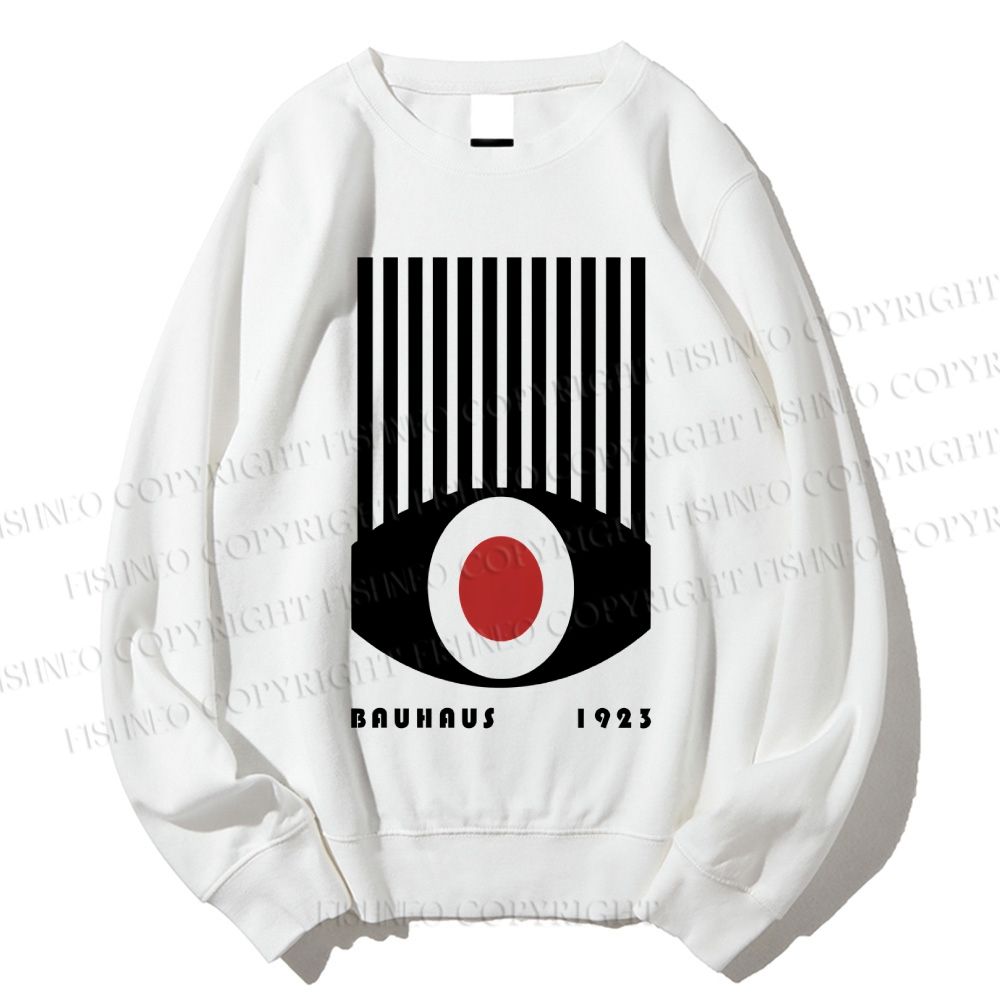 Unisex Artistic Geometric Eyes Printed Sweatshirt