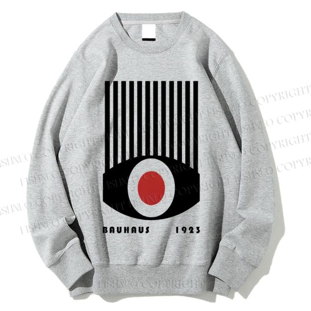 Unisex Artistic Geometric Eyes Printed Sweatshirt