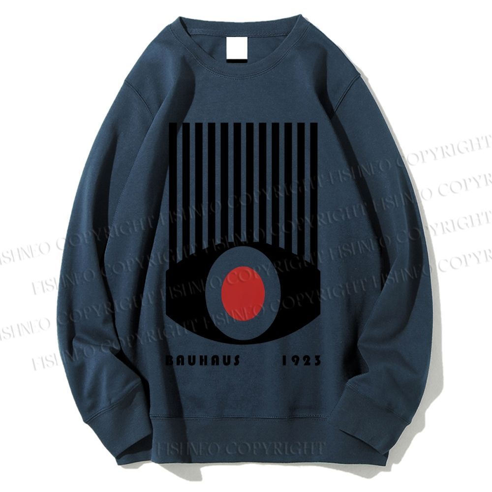 Unisex Artistic Geometric Eyes Printed Sweatshirt
