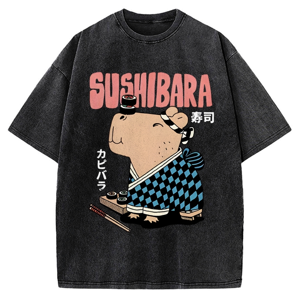 Sushibara Vintage Washed T-shirt