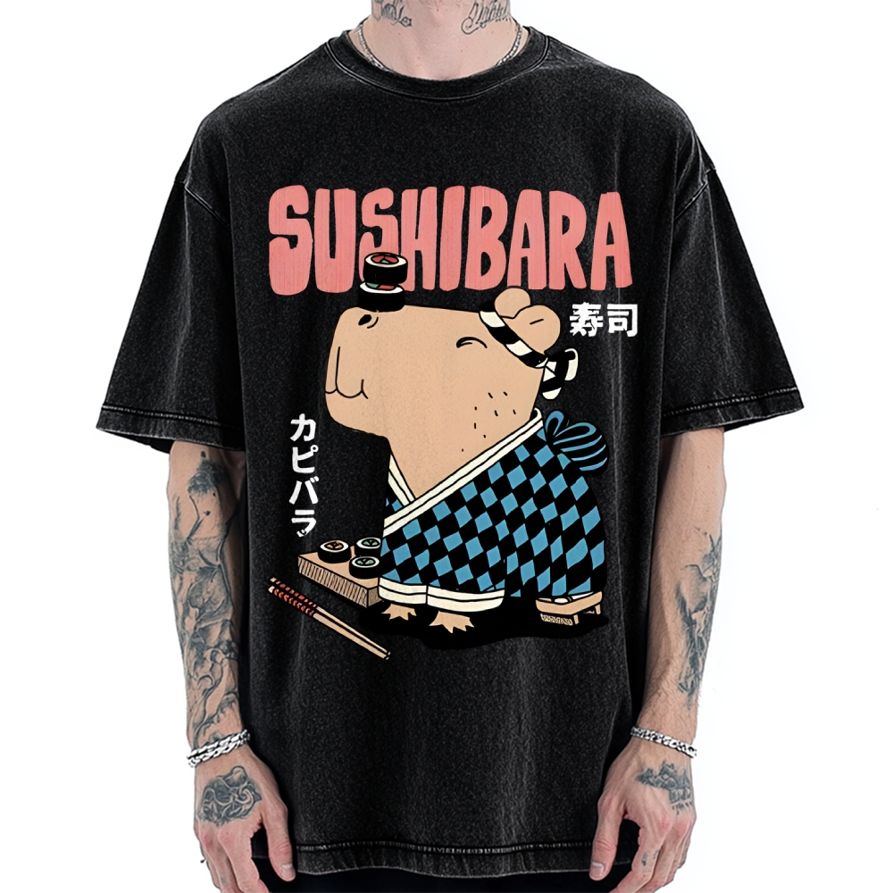 Sushibara Vintage Washed T-shirt