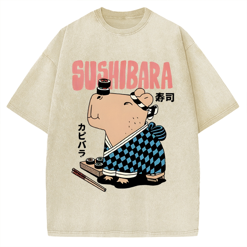 Sushibara Vintage Washed T-shirt
