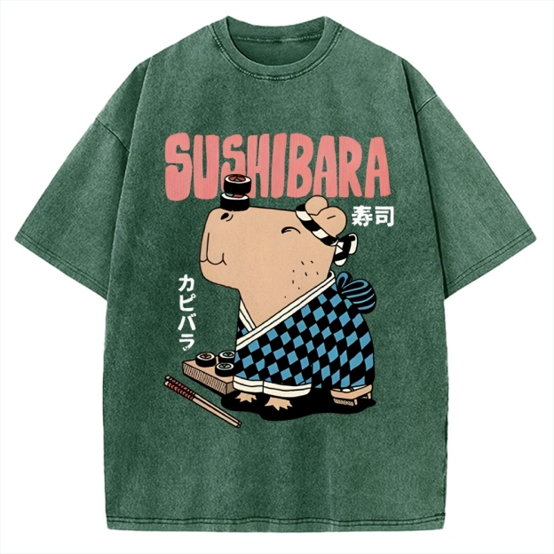 Sushibara Vintage Washed T-shirt