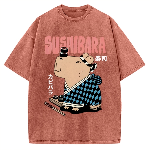 Sushibara Vintage Washed T-shirt