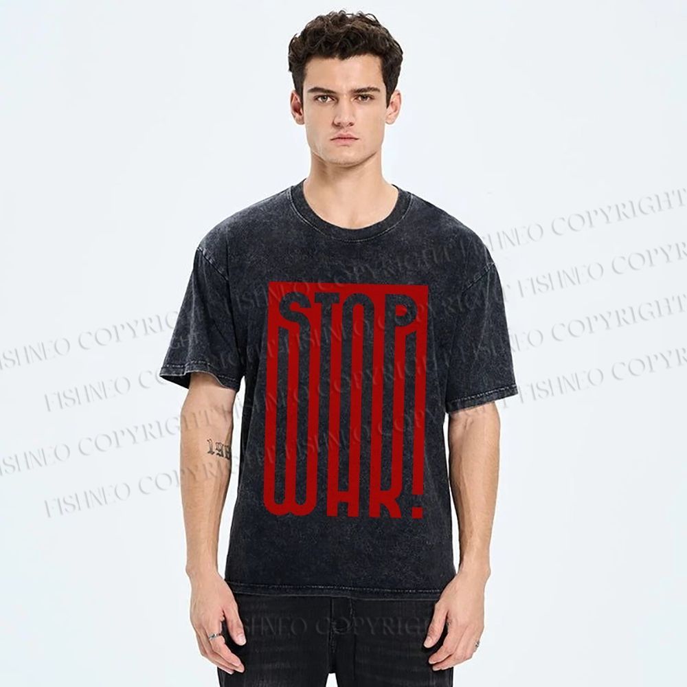 Unisex Star Wars Graffiti Printed Washed Tee