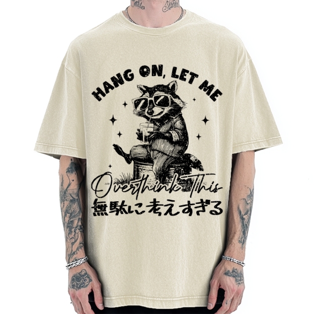 Hang On Let Me Overthink This Vintage Washed T-shirt