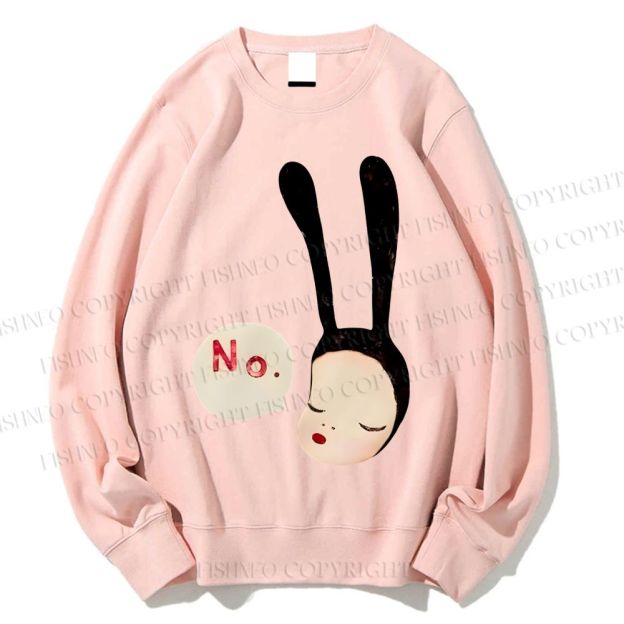 Unisex Yoshitomo Nara Printed Sweatshirt